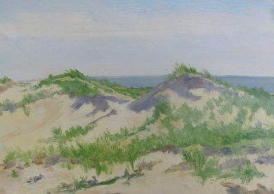 Casey Chalem Anderson "Dune Beach Morning" 8 x 10 oil on panel
