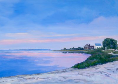 Twilight at the Point 24 x 36 oil on linen 3200