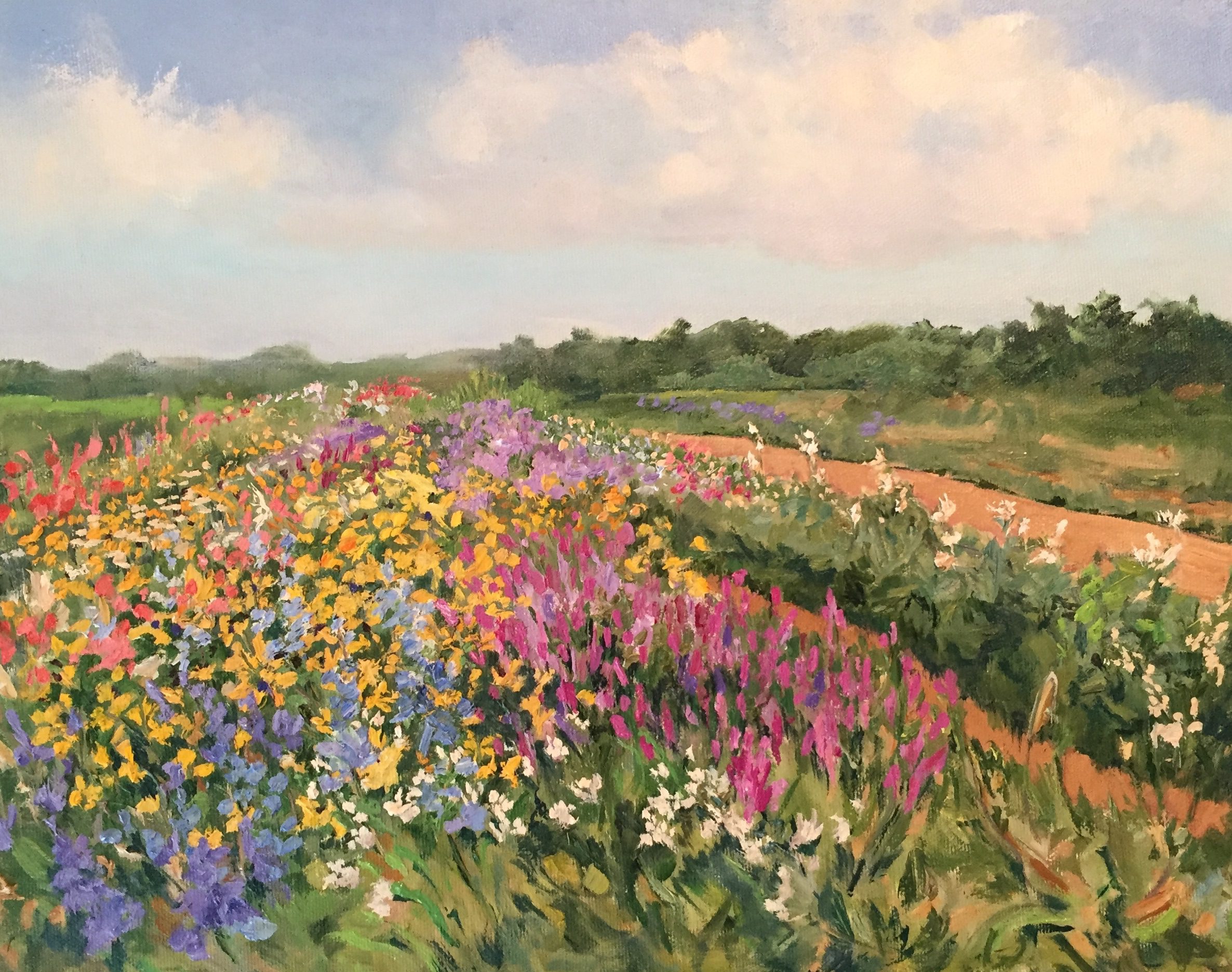 Painting In The Field Casey Chalem Anderson