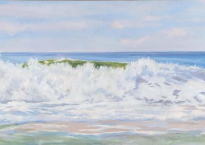 Tumbling Wave_ 30 x 60 inches oil_canvas