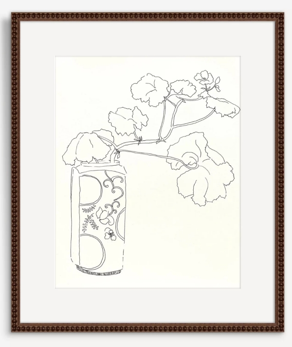 Geraniums in A Vase